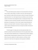 Organizational Culture