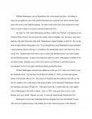 Shakespeare Term Paper