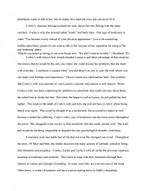 what is loneliness essay