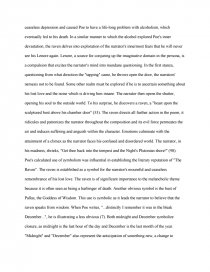 the raven poem essay