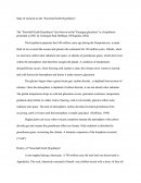 State Of Research On "Snowball Earth Hypothesis"