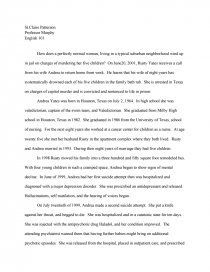 Реферат: Andrea Yates Essay Research Paper Charged with