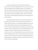 Gambeling Essay