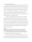 Analysis Of "She Walks In Beauty"