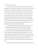 The American College And University
