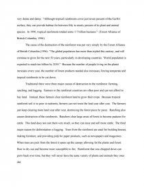 Реферат: Rainforest Destruction Essay Research Paper name