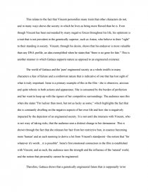 gattaca essay