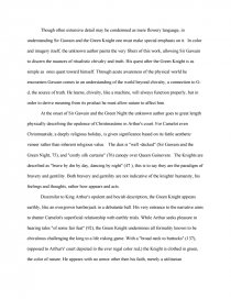 chivalry essay