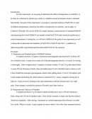 Solubility Equilibrium And The Effect Of Temperature