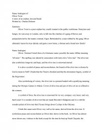 oliver twist essay