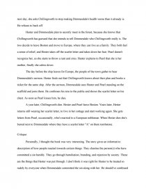 Реферат: Scarlet Letter Essay Research Paper In Hawthorne