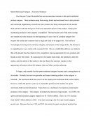 Sports Nutritional Market Executive Summary