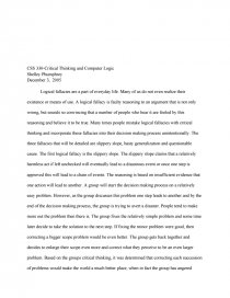 fallacy essay topics