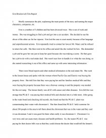 Thesis Statement Essay Example Essay Preview Erin Brockovich Apa Format Sample Essay Paper also Cheap Essay Papers Erin Brockovich Free Essays Healthy Foods Essay