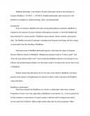 Buddhist Philosophy