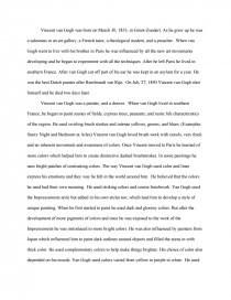 art history essay