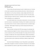 Scholarship Essay