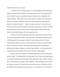 Sample Essay Thesis Statement Zoom How To Write A High School Essay also Proposal For An Essay Cuban Revolution Success Or Failure Book Report Narrative Essay Thesis