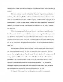 essay on impact of television on youth