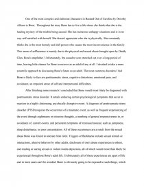 Bastard Out Of Carolina Book Report Bastard Out Of Carolina Book Report