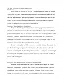 The Goal: A Process Of Ongoing Improvement