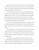 The History Of The Congo