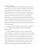Management And Leadership