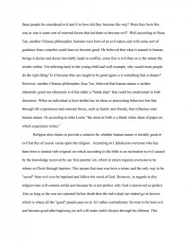 Реферат: Human Nature Essay Research Paper Human nature