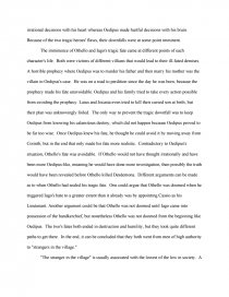 comparing different theatrical practices of oedipus and othello comparing different theatrical practices of oedipus and othello