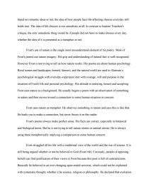 Реферат: Analysis Of Robert Frost Реферат: Analysis Of Robert Frost