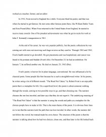 Реферат: Robert Frost Poetry Essay Research Paper Robert