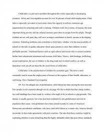 Реферат: Afl And Child Labor Essay Research Paper Реферат: Afl And Child Labor Essay Research Paper