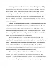 industrial revolution research paper industrial