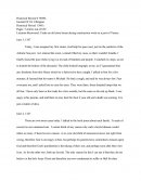 Bubonic Plague Journal Entries