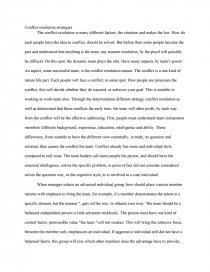 team dynamics essay