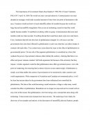 Globalisation And Sustainability