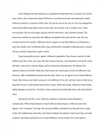 a lesson before dying essay
