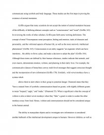 Communication In Animal Species - Term Papers Communication In Animal Species - Term Papers