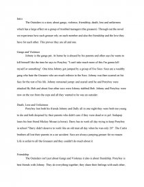 the outsiders themes research paper the outsiders theme essay