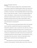 Diversity And Demographic Characteristics
