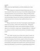 Hacking: Implications For Computerized Accounting Information System