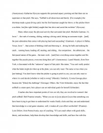 Реферат: The Softball Swing Essay Research Paper Chapter Реферат: The Softball Swing Essay Research Paper Chapter