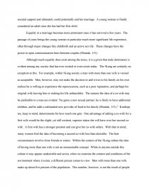 gender roles and marriage among the kung term papers essay on gender roles
