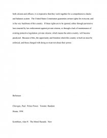 police brutality solutions essay