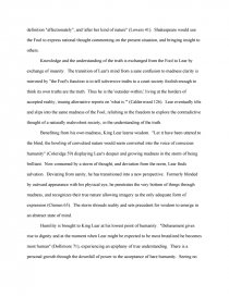 Business Law Essay Questions Essay Preview Madness In King Lear Zoom Zoom Zoom Zoom Mental Health Essays also Compare And Contrast Essay Examples For High School Madness In King Lear College Essays Science Argumentative Essay Topics