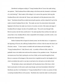 Реферат: Young Goodman Brown Essay Research Paper Gulliver