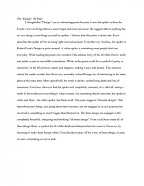 design robert frost summary