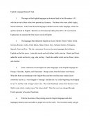 English Language History