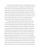 Sight And Blindness In Oedipus Rex