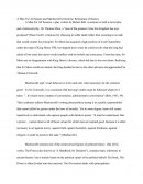A Man For All Season And Machiavelli'S Doctrine: Reiteration Of History